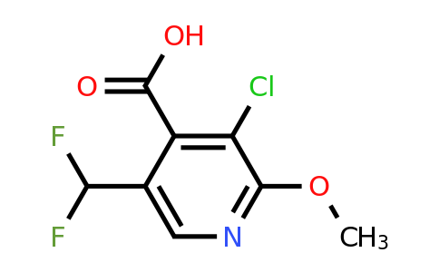1806943-45-2 | 3-Chloro-5-(difluoromethyl)-2-methoxypyridine-4-carboxylic acid