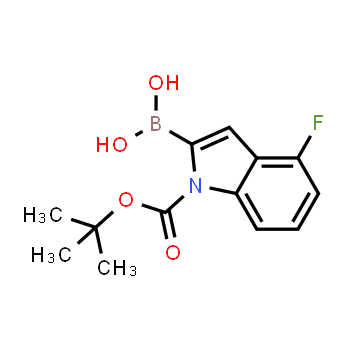 1000068-25-6 | ácido {1-[(terc-butoxi)carbonil]-4-fluoro-1H-indol-2-il}borónico