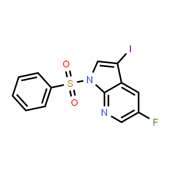 1001413-99-5 | 1-(bencenosulfonil)-5-fluoro-3-yodo-1H-pirrolo[2,3-b]piridina