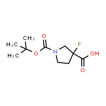 1001754-59-1 | ácido 1-[(terc-butoxi)carbonil]-3-fluoropirrolidin-3-carboxílico