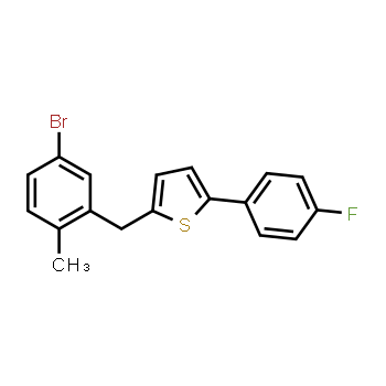 1030825-20-7 | 2-((5-bromo-2-methylphenyl)methyl)-5-(4-fluorophenyl)thiophene