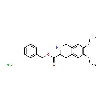 103733-32-0 | Clorhidrato de éster fenilmetílico del ácido 1,2,3,4-tetrahidro-6,7-dimetoxi-3-isoquinolincarboxílico