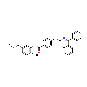 1059734-66-5 | N-(2-metil-5-((metilamino)metil)fenil)-4-((4-fenilquinazolin-2-il)amino)benzamida