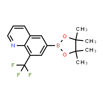 1072951-47-3 | 6-(4,4,5,5-tetramethyl-1,3,2-dioxaborolan-2-yl)-8-(trifluoromethyl)quinoline