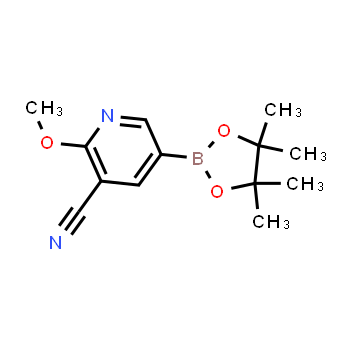 1073354-05-8 | 2-metoxi-5-(4,4,5,5-tetrametil-1,3,2-dioxaborolan-2-il)nicotinonitrilo