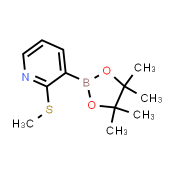 1073354-78-5 | 2-(metiltio)-3-(4,4,5,5-tetrametil-1,3,2-dioxaborolan-2-il)piridina
