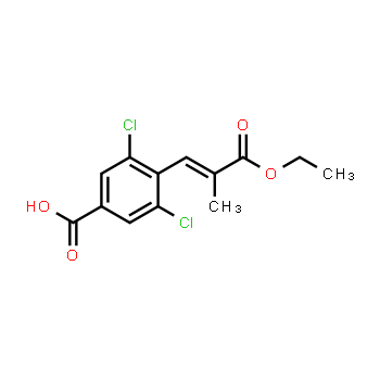 1110767-89-9 | (E)-3,5-dichloro-4-(3-ethoxy-2-methyl-3-oxoprop-1-enyl)benzoic acid