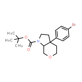 1154870-59-3 | 3A-(4-Bromo-Phenyl)-Hexahydro-Pyrano[3,4-B]Pyrrole-1-Carboxylic Acid Tert-Butyl Ester