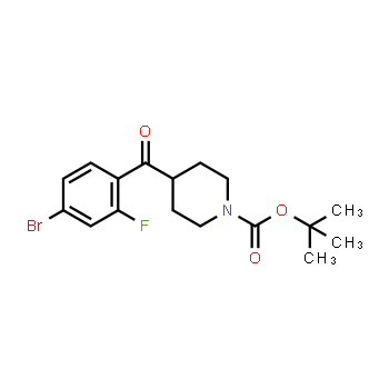 1159826-04-6 | 4-(4-bromo-2-fluorobenzoil)piperidina-1-carboxilato de terc-butilo