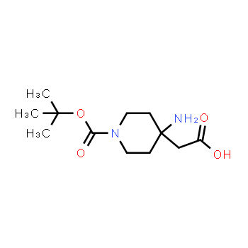 1159983-30-8 | 2-(4-Amino-1-(tert-butoxycarbonyl)piperidin-4-yl)acetic acid