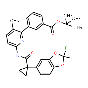 1160221-25-9 | 3-(6-(1-(2,2-difluorobenzo[d][1,3]dioxol-5-il)ciclopropanocarboxamido)-3-metilpiridin-2-il)benzoato de terc-butilo