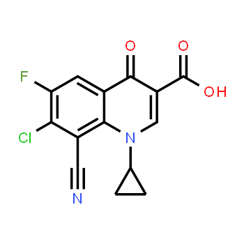 117528-65-1 | Ácido 3-quinolincarboxílico, 7-cloro-8-ciano-1-ciclopropil-6-fluoro-1,4-dihidro-4-oxo-