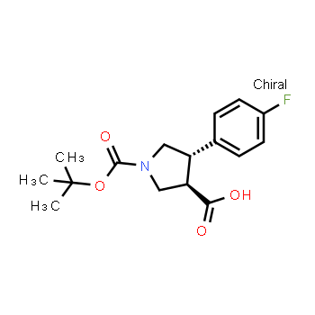 1218764-13-6 | ácido (+/-)-trans-1-Boc-4-(4-fluoro-fenil)-pirrolidin-3-carboxílico