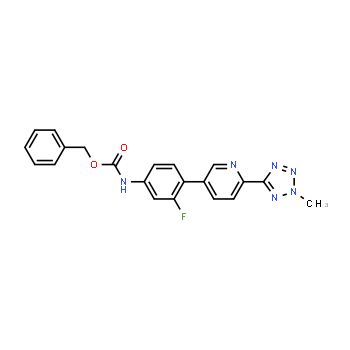 1220910-89-3 | Éster fenilmetílico del ácido N-[3-fluoro-4-[6-(2-metil-2H-tetrazol-5-il)-3-piridinil]fenil]carbámico
