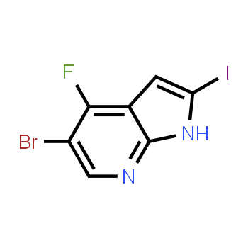 1234616-48-8 | 5-bromo-4-fluoro-2-yodo-1H-pirrolo[2,3-b]piridina