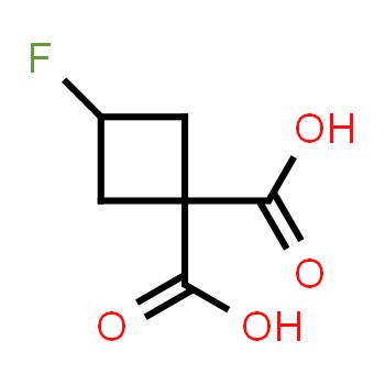 123812-77-1 | 3-fluorocyclobutane-1,1-dicarboxylic acid