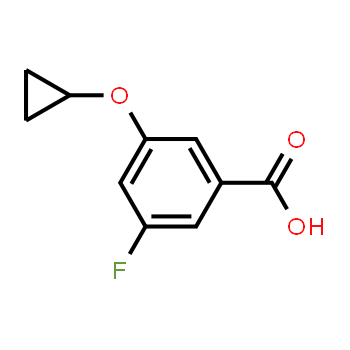 1243324-98-2 | ácido 3-ciclopropoxi-5-fluorobenzoico