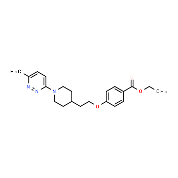 124436-59-5 | 4-(2-(1-(6-metilpiridazin-3-il)piperidin-4-il)etoxi)benzoato de etilo