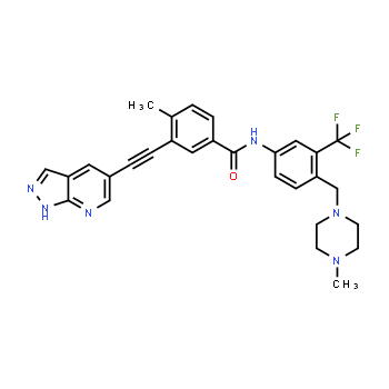 1257628-77-5 | 3-((1H-pirazolo[3,4-b]piridin-5-il)etinil)-4-metil-N-(4-((4-metilpiperazin-1-il)metil)-3-(trifluorometil)fenil)benzamida