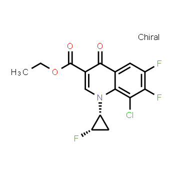 127199-25-1 | 8-cloro-6,7-difluoro-1-[(1R,2S)-2-fluorociclopropil]-4-oxo-1,4-dihidroquinolina-3-carboxilato de etilo