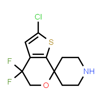 1307248-44-7 | 2'-cloro-4',4'-difluoro-4',5'-dihidroespiro[piperidina-4,7'-tieno[2,3-c]pirano]