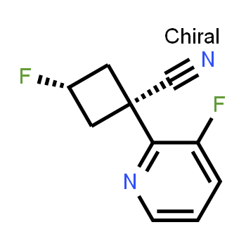 1344145-38-5 | cis-3-fluoro-1-(3-fluoropiridin-2-il)ciclobutano-1-carbonitrilo