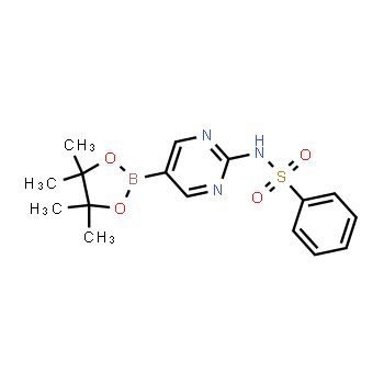 1350749-50-6 | N-(5-(4,4,5,5-tetrametil-1,3,2-dioxaborolan-2-il)pirimidin-2-il)bencenosulfonamida