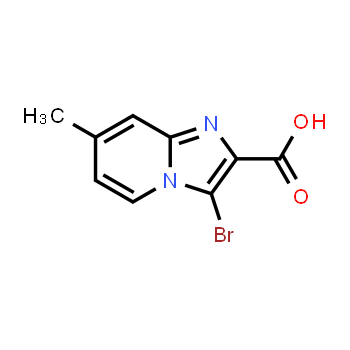 1352723-58-0 | 3-bromo-7-methylimidazo[1,2-a]pyridine-2-carboxylic acid