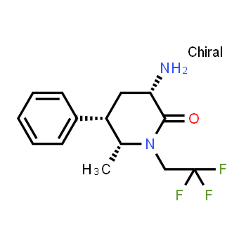 1375794-69-6 | (3S,5S,6R)-3-amino-6-metil-5-fenil-1-(2,2,2-trifluoroetil)piperidin-2-ona