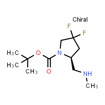 1407997-82-3 | (2S)-4,4-difluoro-2-[(metilamino)metil]pirrolidin-1-carboxilato de terc-butilo