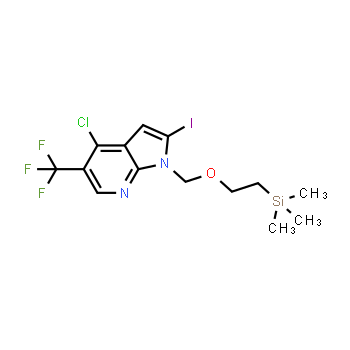 1420885-94-4 | 4-cloro-2-yodo-5-(trifluorometil)-1-{[2-(trimetilsilil)etoxi]metil}-1H-pirrolo[2,3-b]piridina