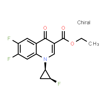 1470024-53-3 | 6,7-difluoro-1-[(1R,2S)-2-fluorociclopropil]-4-oxo-1,4-dihidroquinolina-3-carboxilato de etilo