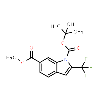 1492900-83-0 | 1-terc-butil 6-metil 2-(trifluorometil)-1H-indol-1,6-dicarboxilato