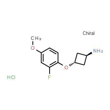 1630907-23-1 | cyclobutanamine, 3-(2-fluoro-4-methoxyphenoxy)-, hydrochloride (1:1),trans-