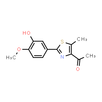 1638148-85-2 | 1-(2-(3-hydroxy-4-methoxyphenyl)-5-methylthiazol-4-yl)-ethan-1-one