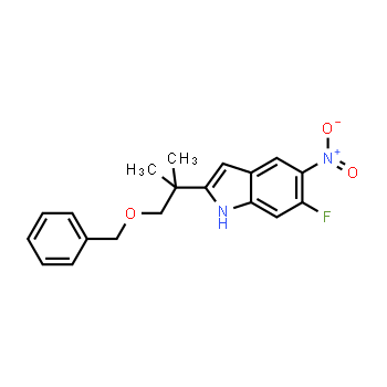 1638771-94-4 | 2-[1-(benciloxi)-2-metilpropan-2-il]-6-fluoro-5-nitro-1H-indol