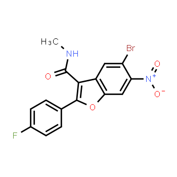1931935-36-2 | 5-bromo-2-(4-fluorophenyl)-N-methyl-6-nitro-1-benzofuran-3-carboxamide