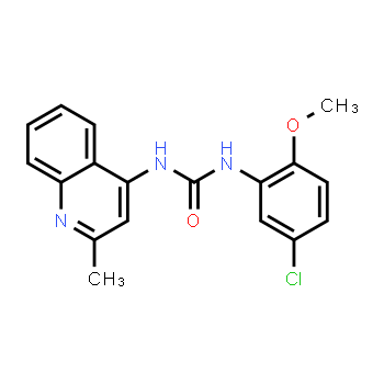 196868-63-0 | 1-(5-cloro-2-metoxifenil)-3-(2-metilquinolin-4-il)urea
