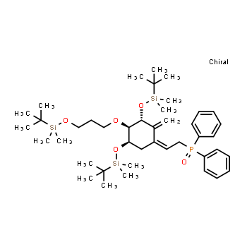 200636-54-0 | Óxido de ((Z)-2-((3R,4R,5R)-3,5-bis((terc-butildimetilsilil)oxi)-4-(3-((terc-butildimetilsilil)oxi)propoxi)-2-metilenciclohexiliden)etil)difenilfosfina