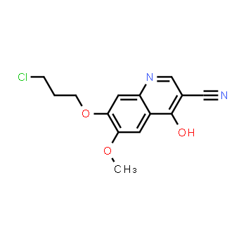 214470-66-3 | 7-(3-cloropropoxi)-4-hidroxi-6-metoxiquinolina-3-carbonitrilo
