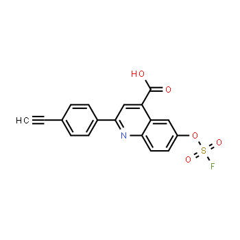 2205053-22-9 | Ácido 2-(4-etinilfenil)-6-[(fluorosulfonil)oxi]-4-quinolincarboxílico
