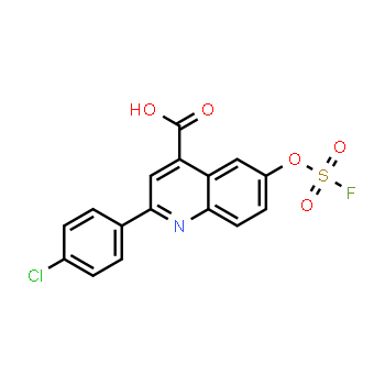 2205053-24-1 | 2-(4-chlorophenyl)-6-[(fluorosulfonyl)oxy]- 4-Quinolinecarboxylic acid