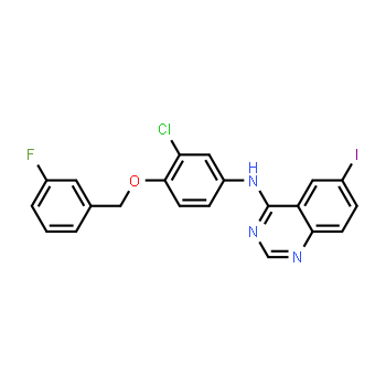 231278-20-9 | N-{3-cloro-4-[(3-fluorofenil)metoxi]fenil}-6-yodoquinazolin-4-amina