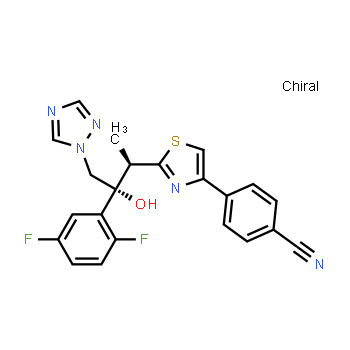 241479-67-4 | Isavuconazol; 4-[2-[(1R,2R)-2-(2,5-Difluorofenil)-2-hidroxi-1-metil-3-(1H-1,2,4-triazol-1-il)propil]-4-tiazolil]benzonitrilo