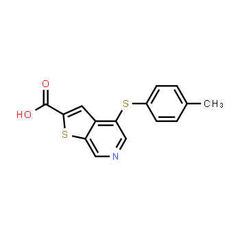 251992-65-1 | 4-(p-tolylthio)thieno[2,3-c]pyridine-2-carboxylic acid
