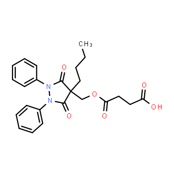 27470-51-5 | Ácido 4-((4-butil-3,5-dioxo-1,2-difenilpirazolidin-4-il)metoxi)-4-oxobutanoico