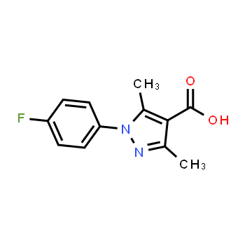 288251-63-8 | ácido 1-(4-fluorofenil)-3,5-dimetil-1H-pirazol-4-carboxílico
