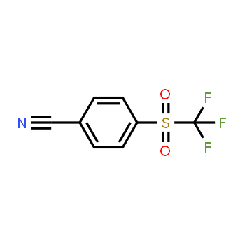 312-21-0 | 4-(trifluorometanosulfonil)benzonitrilo