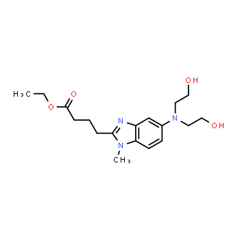 3543-74-6 | 5-(Bis(2-hydroxyethyl)amino)-1-methyl-1H-benzimidazole-2-butanoic acid ethyl ester