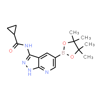 405224-26-2 | N-(5-(4,4,5,5-tetrametil-1,3,2-dioxaborolan-2-il)-1H-pirazolo[3,4-b]piridin-3-il)ciclopropanocarboxamida